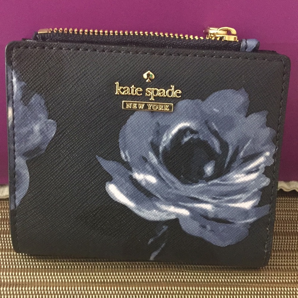 NWT Kate Spade Adalyn Blue Wallet - Picture 2 of 6